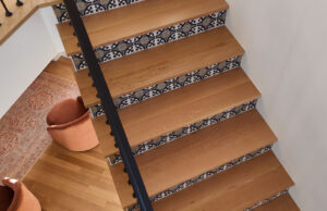 Winters Residential Floor Installation - Spiral Stairway